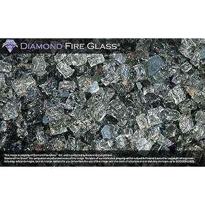 Gray Nugget - Fireplace Glass - 60 LBS.