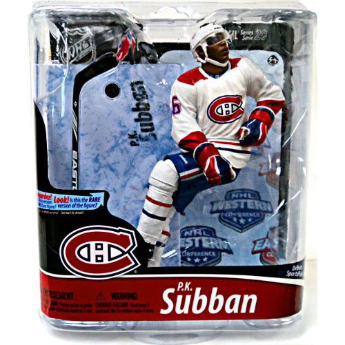 McFarlane Toys NHL Sports Picks Series 28 Action Figure P.K. Subban (Montreal Canadians) White Jersey Bronze Collector Level Chase