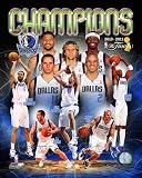 Dallas Mavericks 2011 NBA Finals Championship Composite Art Poster PRINT Unknown 8x10