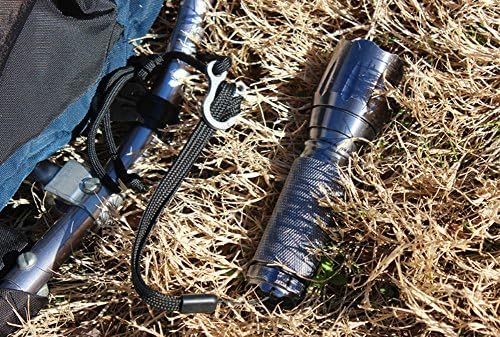 Almer 4 Pack Outdoor CNC Stainless Steel Multi-purpose 3 Hole EDC Survival Buckle Knotting (1020)