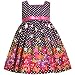Bonnie Jean Designer Fall Infant Girls Purple Floral Dress 3-6M