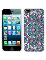 Wireless: iPhone 5s Case, iphone5s case,iphone 5 case,iphone5 case, ChiChiC full Protective unique Stylish Case slim durable Soft TPU Cases Cover for iPhone 5 5g 5s,,geometric pink ocean arabesque pattern mandala floral - ChiChiC
