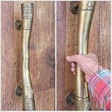 MANJA MTMET-104 真鍮 取っ手 ドアノブ ドアハンドル 大型 アンティーク レトロ調 ナチュラル