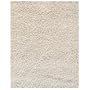 Anji Mountain Bamboo Chairmat & Rug Co. 5-Foot-by-8-Foot Silky Shag Rug, Ivory