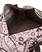 Pink & Brown Paisley Floral Cotton Quilted Garment Bag