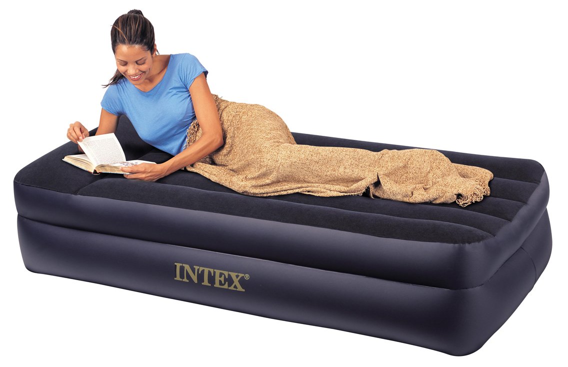 Best 7 inch to 20 inch Intex Twin Air Bed Pillow Rest, Downy, Cozy