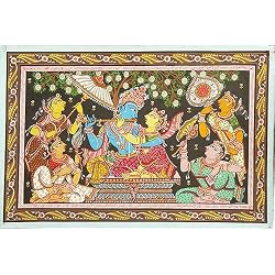 Folk Art Home Decor Patachitra Paintings (pata305)