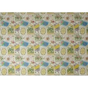 Rossi Vintage Perfume Labels Paper Decoupage Gift Wrap 20 by 28 inches