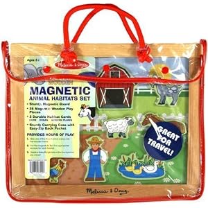 Melissa & Doug Deluxe Magnetic Habitats Set