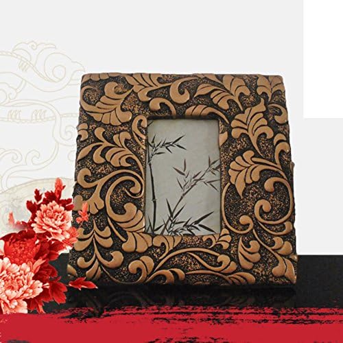 LCM Decorative table frame/Creative simplicity photos box-Golden 11.5x7cm(5x3inch)