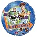 TOY STORY WOODY AND BUZZ HAPPY BIRTHDAY BALLOONS 18 inch mylar