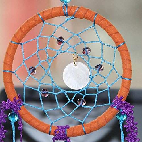 1 X New! Circle-shaped Dream Catcher with Feathers Wall Hanging Decoration Ornament for Car or Wall Hanging