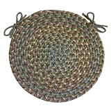 Blossom Moonstone 15 Braided Chair Pad - Rhody Rug - BL-4715CPBM by Rhody Rug, Inc.
