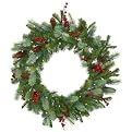 Dura-Lit Mixed Spruce Wreath - 30"
