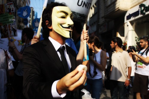 Mascara V De Vingança Oficial Warner Anonymus Guy Fawkes