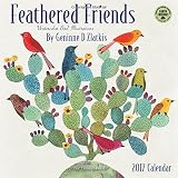 Feathered Friends 2017 Wall Calendar: Watercolor Bird Illustrations