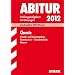 Abitur-Pr�fungsaufgaben Gymnasium/Gesamtschule Hessen; Chemie Grund- und Leistungskurs; Landesabitur 2012, Pr�fungsaufgaben mit L�sungen, Jahrg�nge 2007-2011