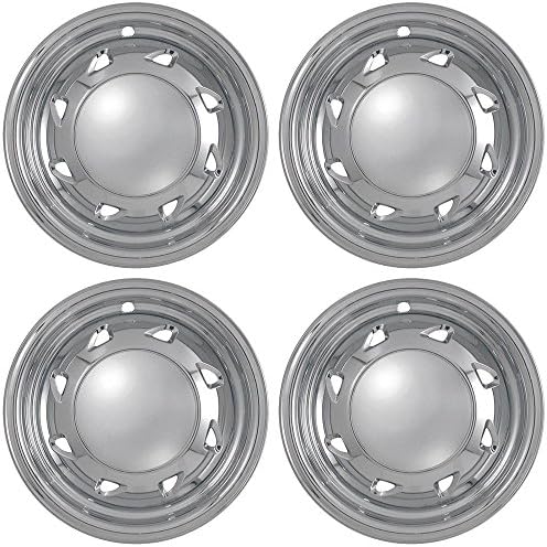 4 PC Set 94-04 Chevy S10 GMC Sonoma 15" Chrome Wheel Skins Hubcaps Covers