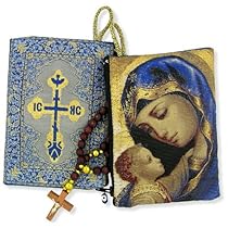 Madonna & Child Rosary Icon Pouch