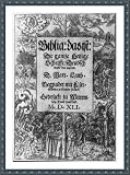 Historic Print (S): Title page, bordered with numerous New Testament scenes, of German Bible