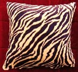 SUPERSOFT TIGER FAUX FUR 22 CUSHION COVER PILLOW SHAM