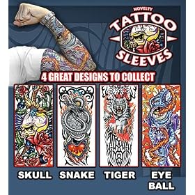 UKayed Novelty Tattoo Sleeve Assorted