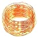 LED Fairy Lights, Oak Leaf 2 Set of USB 60 LED Starry String Lights Copper Wire for Home Bedroom Christmas Party Wedding Decoration,19.7ft,Warm White