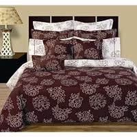 Luxury 11 piece King size Reversible Cloverdale Duvet Cover Set By sheetsnthings