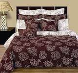 Luxury 11 piece California king Reversible Cloverdale Duvet Cover Set By sh ....