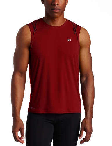 Pearl Izumi Men's Infinity Inrcool Sleeveless Shirt, Sangria/Cherry Tomato, XX-Large On Sale