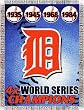 Detroit Tigers Commemorative Woven Tapestry Blanket Throw - MLB Baseball Fan Shop Team Merchandise
