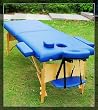 AOSOM Blue Portable Thick Massage Table Tatto Spa Table