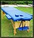 AOSOM Blue Portable Thick Massage Table Tatto Spa Table