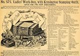 1892 Ad American Agriculturist Subscribers Gift Ladies Sewing Kit Box Needlework - Original Print Ad