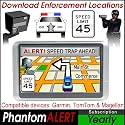 PhantomALERT Red Light Camera and Speed Light Detector Software for select Garmin, TomTom and Magellan GPS (1-Year Download Subscription)