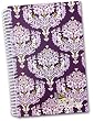 2012-13 Planner Academic Year Daily Day Planner Fashion Organizer Agenda August 2012 Through July 2013 Purple Damask Design