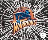 Golden State Warriors Shattered Mini-Cutz Window Decal