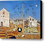 IMAGE OF Miro Farm Canvas Print / Canvas Art - Artist Granger