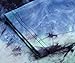 DJT Womens Tie Dyed Hankerchief Hemline Tunic Top Medium #17 Bright Blue