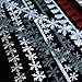 Fowod Winter Christmas Snowflake Trim Crafts Decoration,11 Yard/33 Feet,1 inch Wide (Silver)