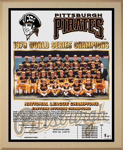 Pittsburgh Pirates Large Healy Plaque - 1979 World Series Champs