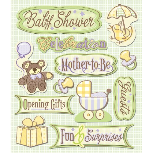 KandCompany Baby Shower Sticker Medley