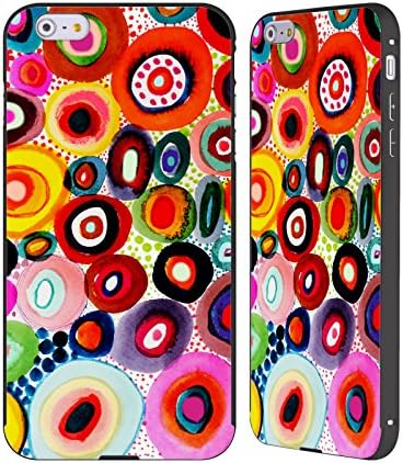 Official Sylvie Demers Tourbillions Abstraction Black Aluminum Bumper Slider Case for Apple iPhone 6 Plus / 6s Plus