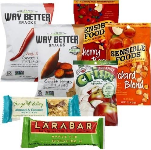 Gluten Free Healthy Snack Pack Bundle Box: 7 Pack