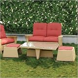 Alfresco Home 44-0299 Sabbia 3 in1 Coffee Table