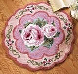 Floral Small Area Rug by Collections Etc