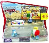 World of CARS 2-Pack Movie Doubles GUIDO & FERRARI FAN GUIDO (Toys R Us Exclu...
