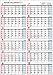 和書 : 2009年版 E2 エコカレンダー壁掛 A2サイズ