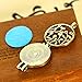 Essential Oil Diffuser Necklace,Aromatherapy Necklace Pendant,Perfume Necklace,Perfume Pendant,Elegant Style With 5 Refill PADs - Plating Alloy Locket Jewelry with 24