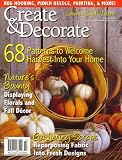 Create & Decorate, October 2008 Issue
